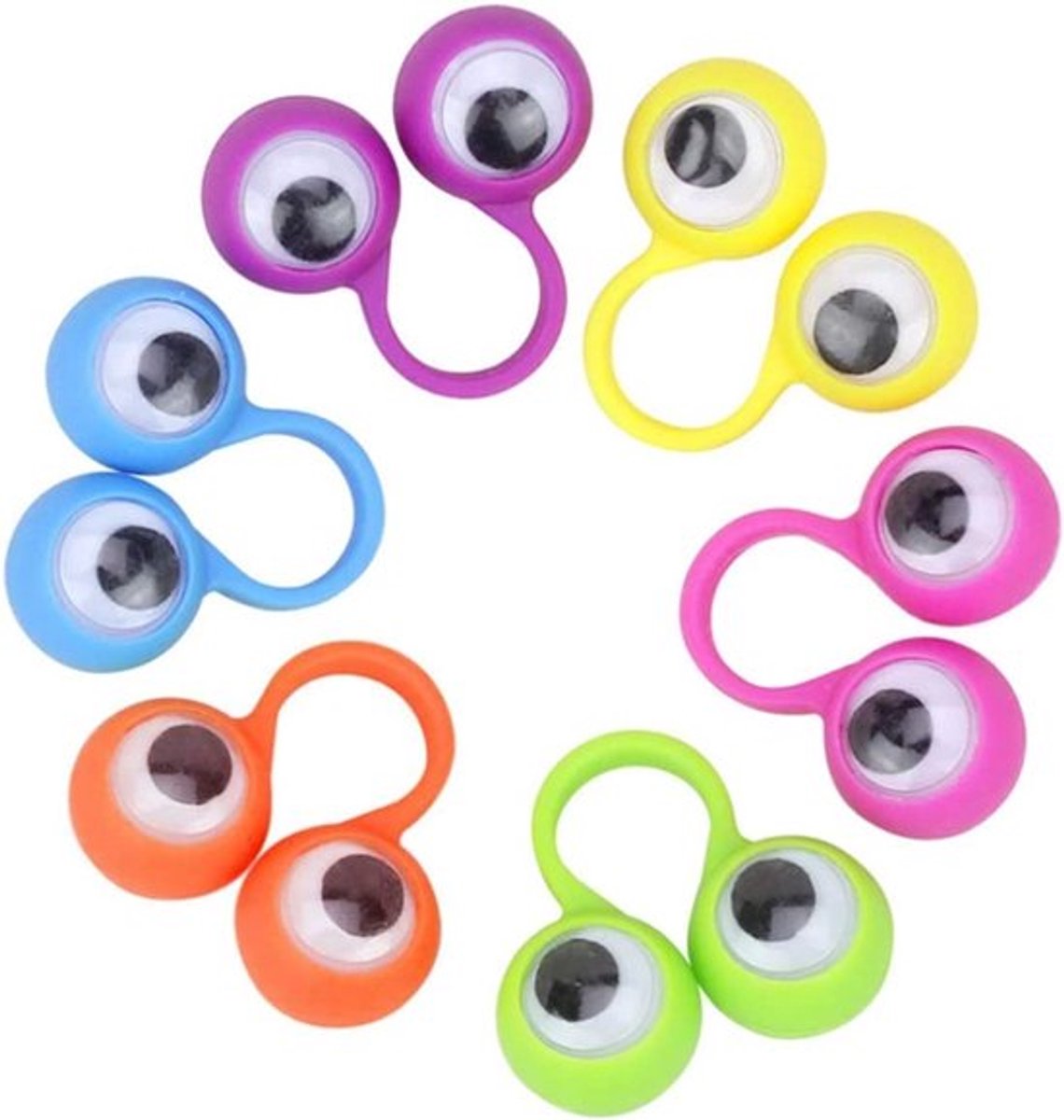 Vingerpoppen 12 Stuks - Vingerspeelgoed - Dieren - Creatief Spelen - Kunststof - Aangenaam Gebruik