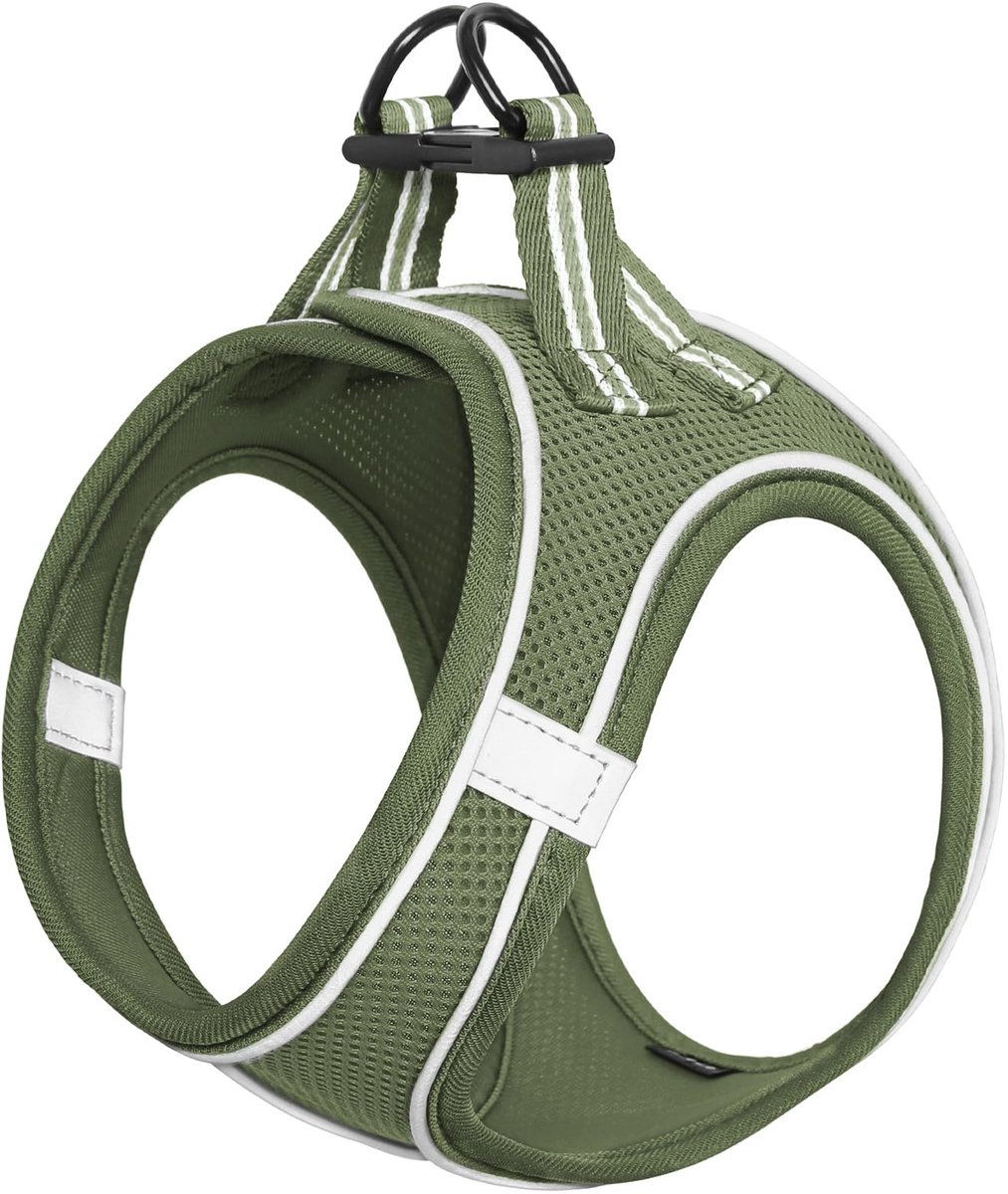 HEELE Hondentuig Puppies Kleine en Middelgrote Hond Step-in Zacht Mesh Harnas Reflecterend Lichtgewicht Ademend - ShopVlot
