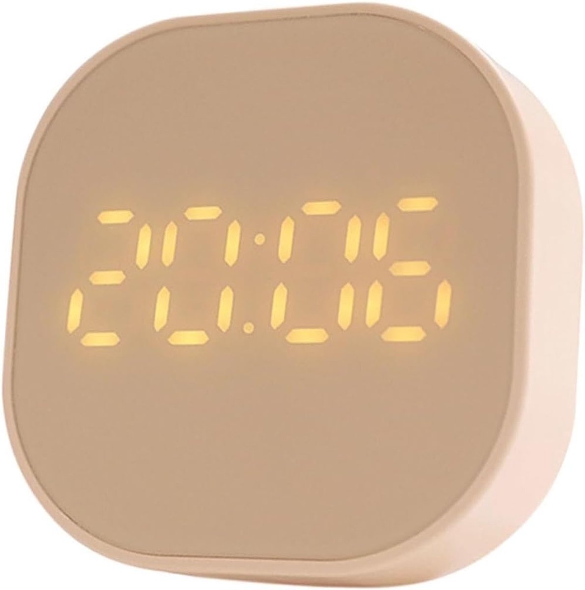Creatieve timing Intelligent klein wekkerblok Mini Eenvoudige digitale klok Nachtkastje Lichtgevende elektronische klok - ShopVlot