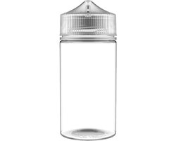 Chubby Gorilla V3 PET Bottles, 3 x 200 ml, for Liquids, Oils and E-Liquid, Dropper Bottles (Clear Bottle with Clear - ShopVlot