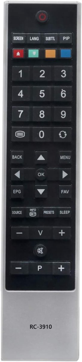 ALLIMITY RC-3910 RC3910 remote control Replacement for Toshiba Freeview digital series TV 32BL702B 32KV500B 40BV700B - ShopVlot