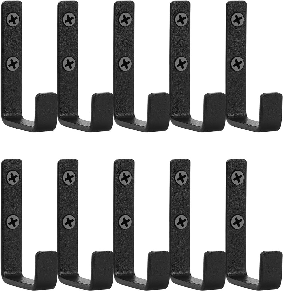 Haliya Clothes Hooks, Acoustic Panels, Wide Version, Acoustic Panels Made of Steel, 10 kg Load Capacity, Universal - ShopVlot