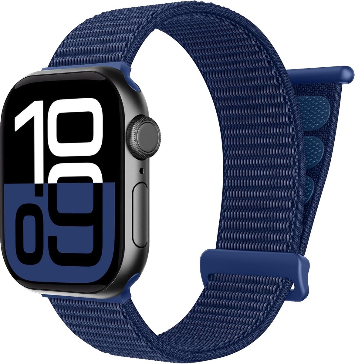 Nylon Strap Compatible with Apple Watch Strap 44 mm, 45 mm, 46 mm, 49 mm, 42 mm, 40 mm, 38 mm, Women and Men, Sport - ShopVlot