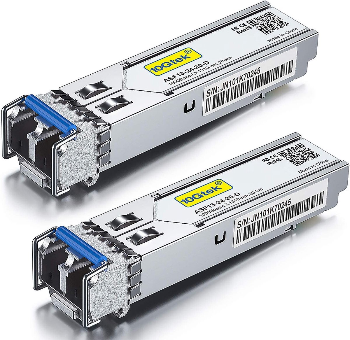 HP-ProCurve J4859A/ J4859B/ J4859C/ J4859D Compatible 1G SFP LC LX Singlemode Transceiver, 1000Base-LX Mini-Gbic - ShopVlot