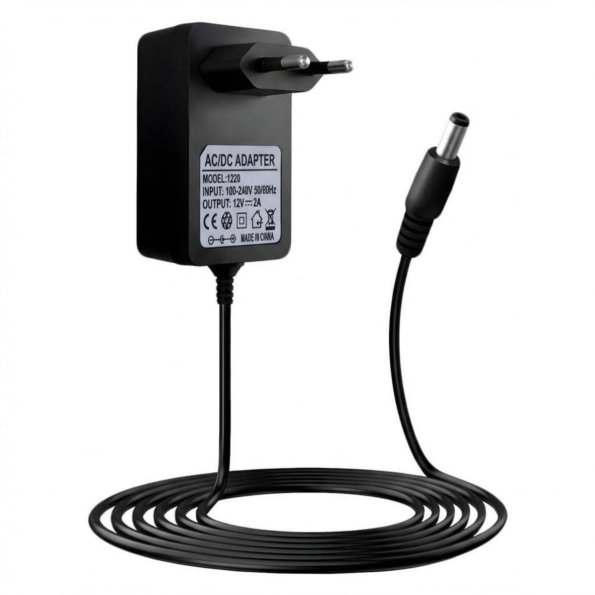 12 V 2 A 24 W Universal Transformer AC DC 100 - 240 V to 12 V 2 A for LED Strips, Routers, CCTV Cameras, Speakers - ShopVlot