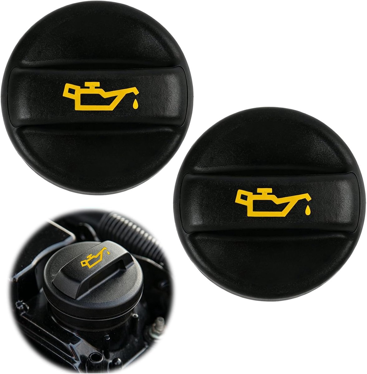 Motorolievuldop - ABS-kunststof - OEM-referenties 9670015080, 1180S5 - Zorgeloze installatie - ShopVlot