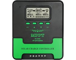 BuyWeek 40A MPPT Solar Charge Controller 12/24V Auto, LCD Display, Adjustable Max PV 100V DC Input, For AGM, Gel And - ShopVlot