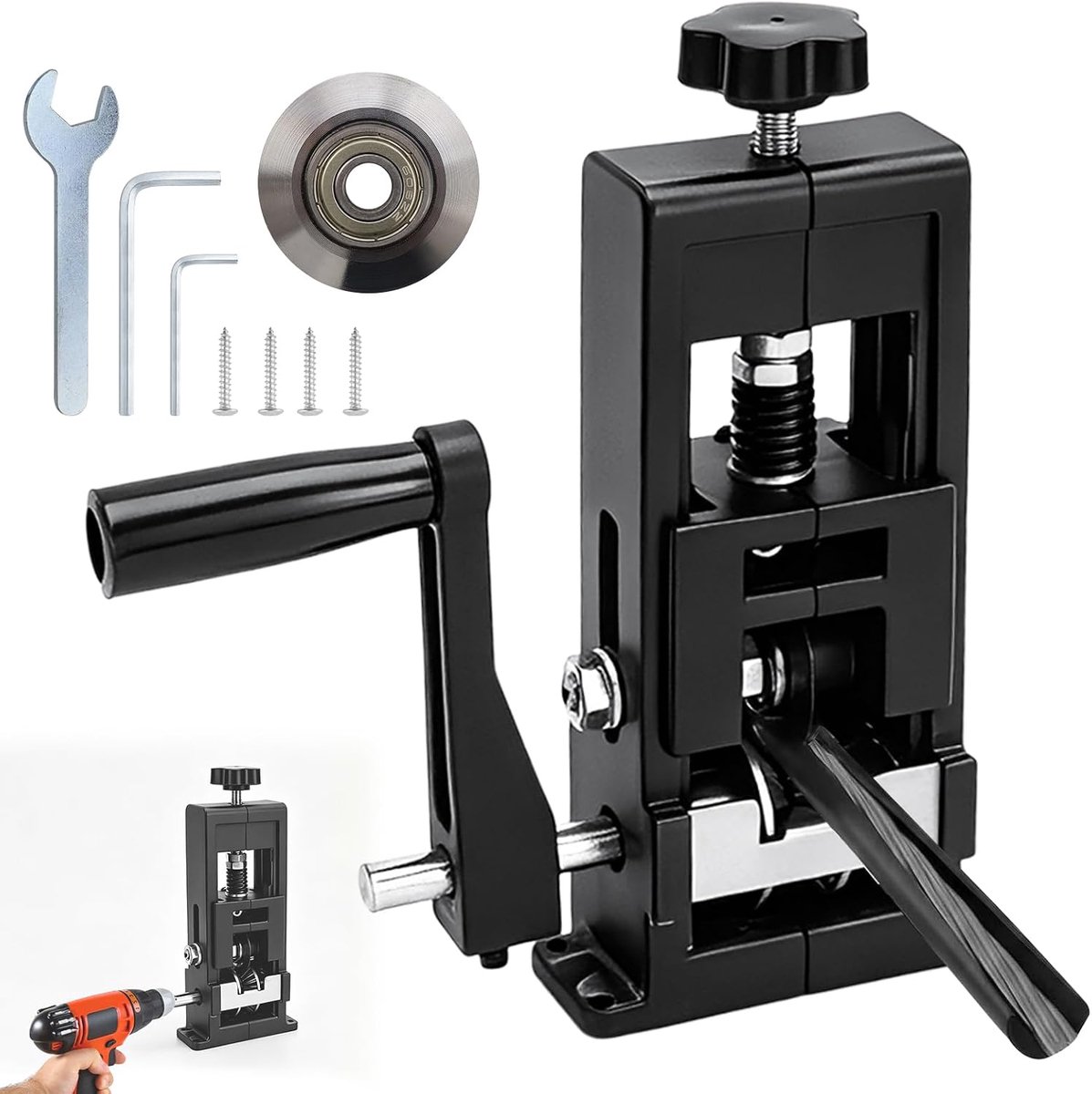 Cable Stripping Machine, 1-25mm Stripping Tools, Manual Cable Stripper, Cable Stripping Machine with Hand Crank, Cable - ShopVlot