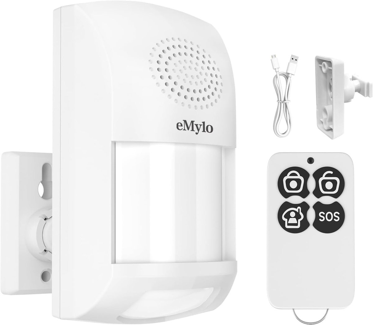 eMylo Motion Sensor Alarm, Home Security Alarm System with Motion Sensor, Alarm Alarm Indoor Infrared Sensor, Portable - ShopVlot