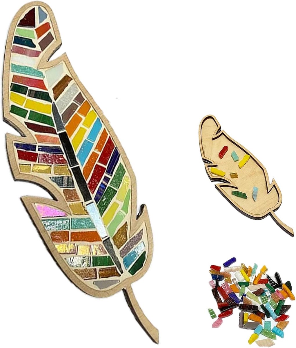 Mosaic Tegels - Irregulaire Keramische Tegels - Regenboogmix - Creatieve DIY Projecten - ShopVlot