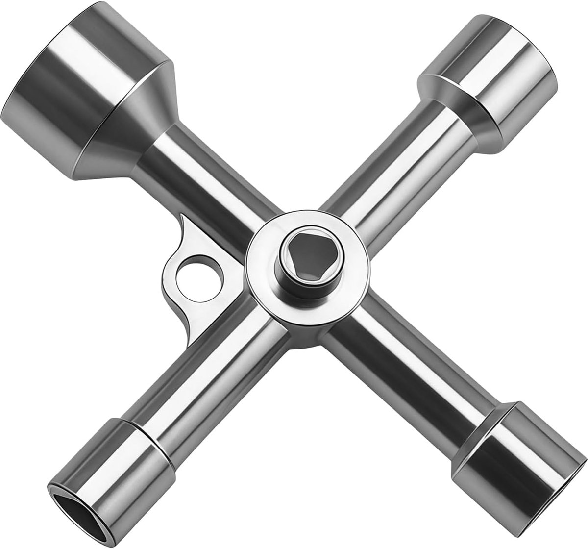 driehoek sleutel 5-in-1 - universele sleutel - robuust materiaal - ideaal voor reparaties - ShopVlot