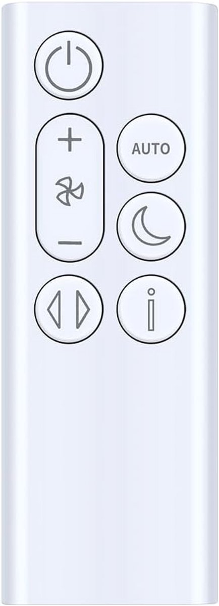 Replacement Fan Remote Control Compatible with Dyson Purifier Cool Gen1 TP10 Fan (White) - ShopVlot