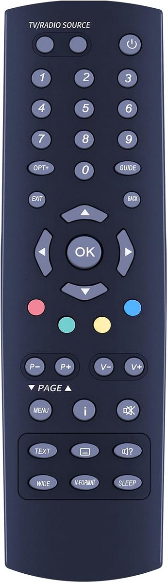 Afstandsbediening compatibel met Humax RM-106 RM106 Receiver HD Fox - ShopVlot