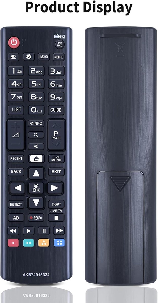 Replacement Remote Control for LG TV AKB74915324 AKB74915324 AKB75095308 AKB75095307 - No Installation Needed - ShopVlot