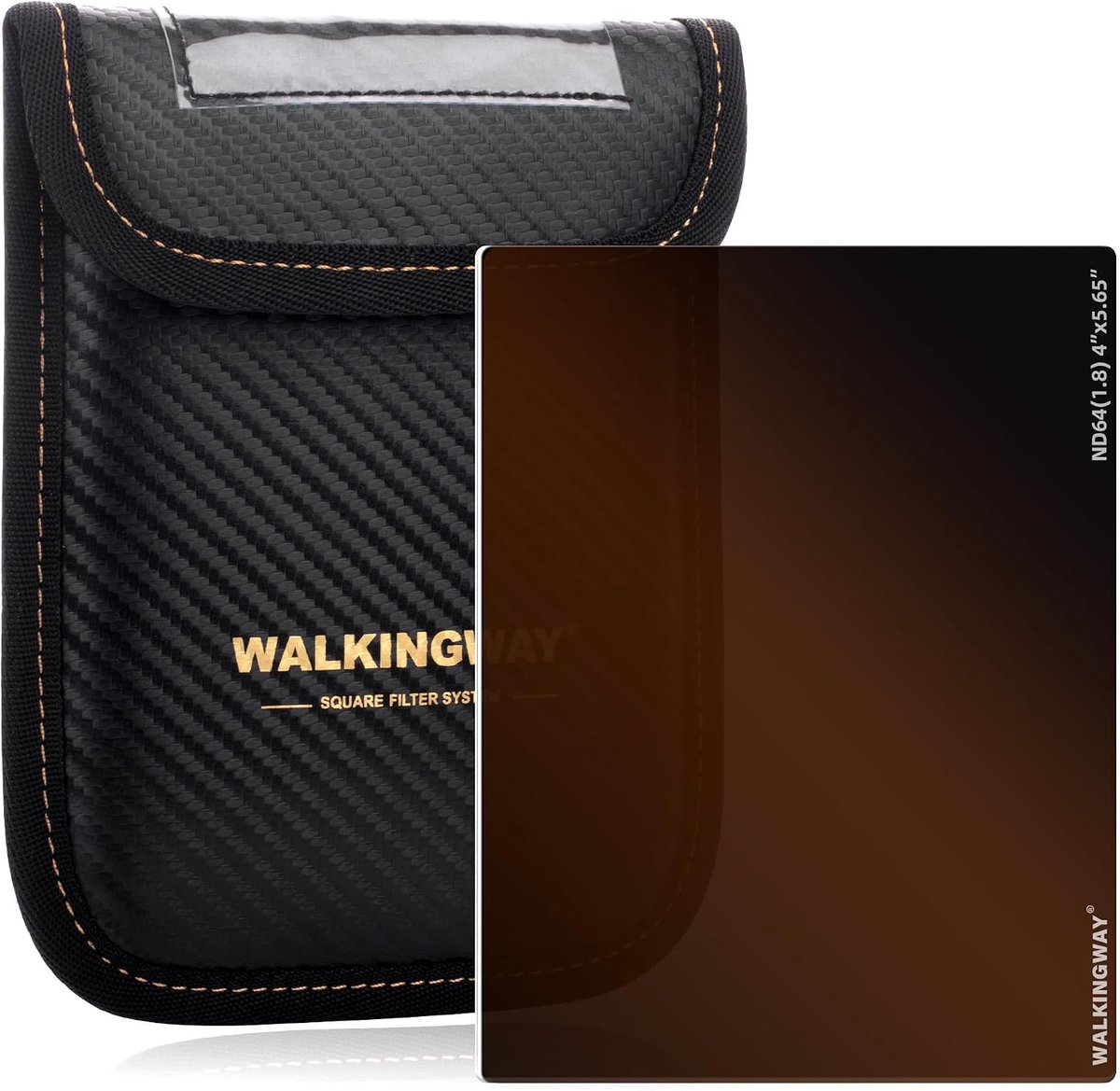 Walking Way 4 x 5,65 inch rechthoekig filter ND 1.8 HD optisch glas multibehandeling voor 6 stops lichtreductie - ShopVlot