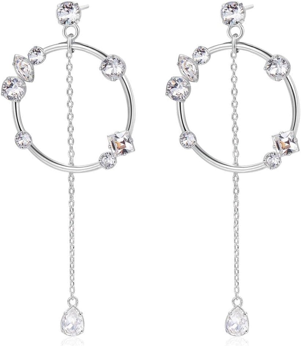 Orecchini Pendenti Donna BROSWAY TRES JOLIE in ottone e Swarovski crystal BFF95, crysta - ShopVlot