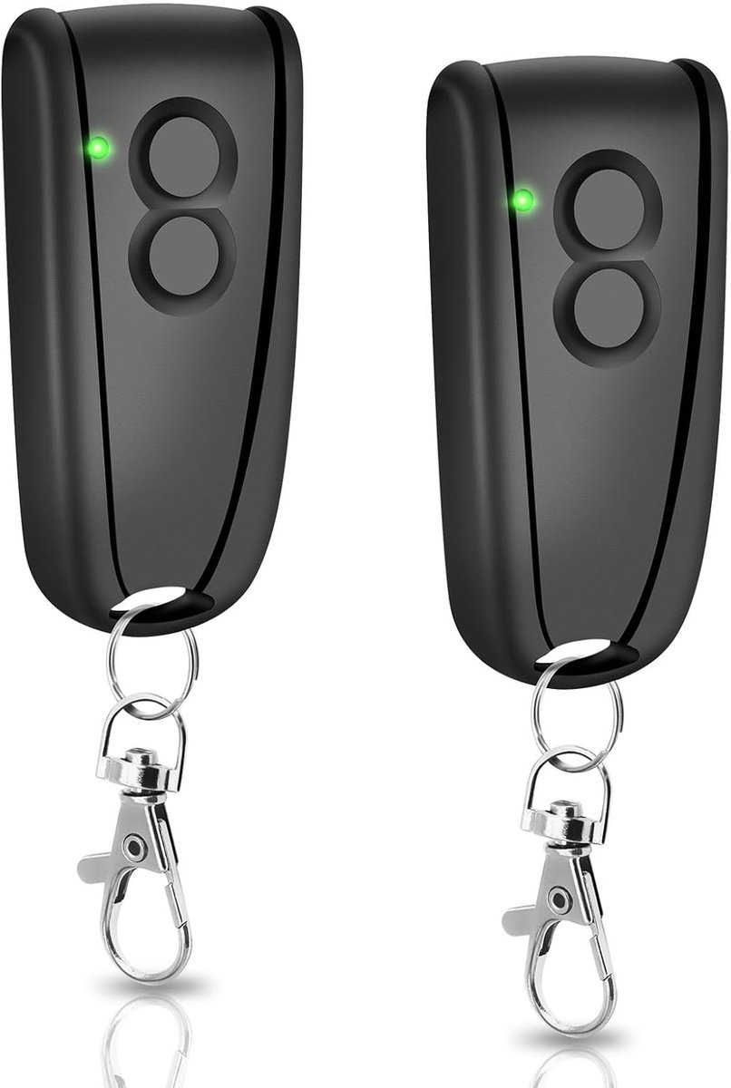 433.92 MHz Remote Control Compatible with Hörmann, 2 Buttons Remote Control, Port for Hörmann Ecostar Handheld - ShopVlot