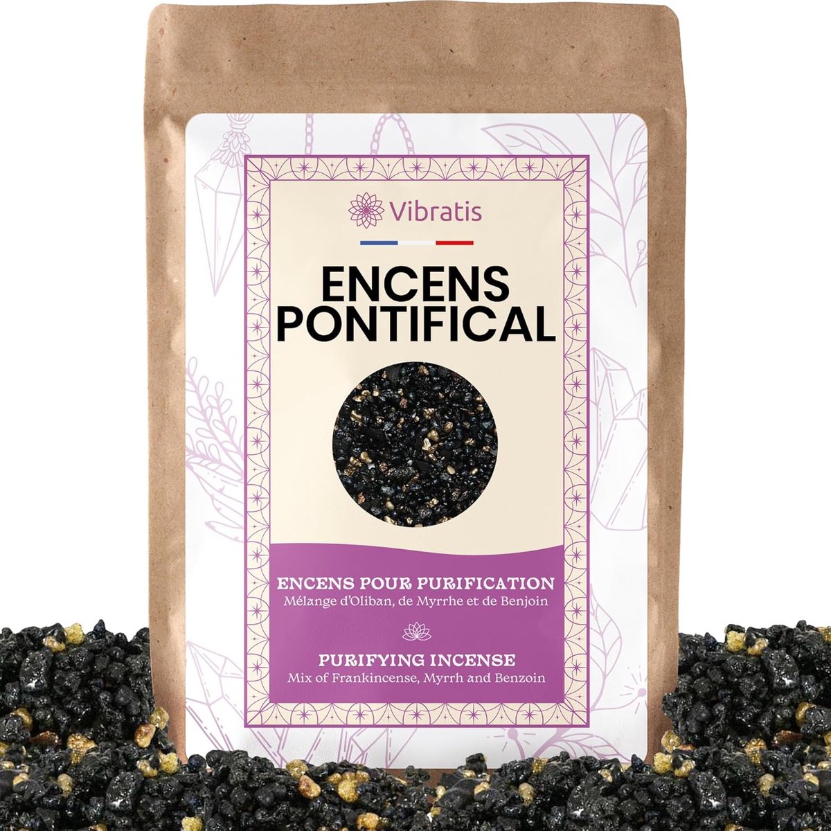 Papal incense made of grain 50 g, quality A++ - Powerful incense for cleaning and protection, increases the vibration - ShopVlot