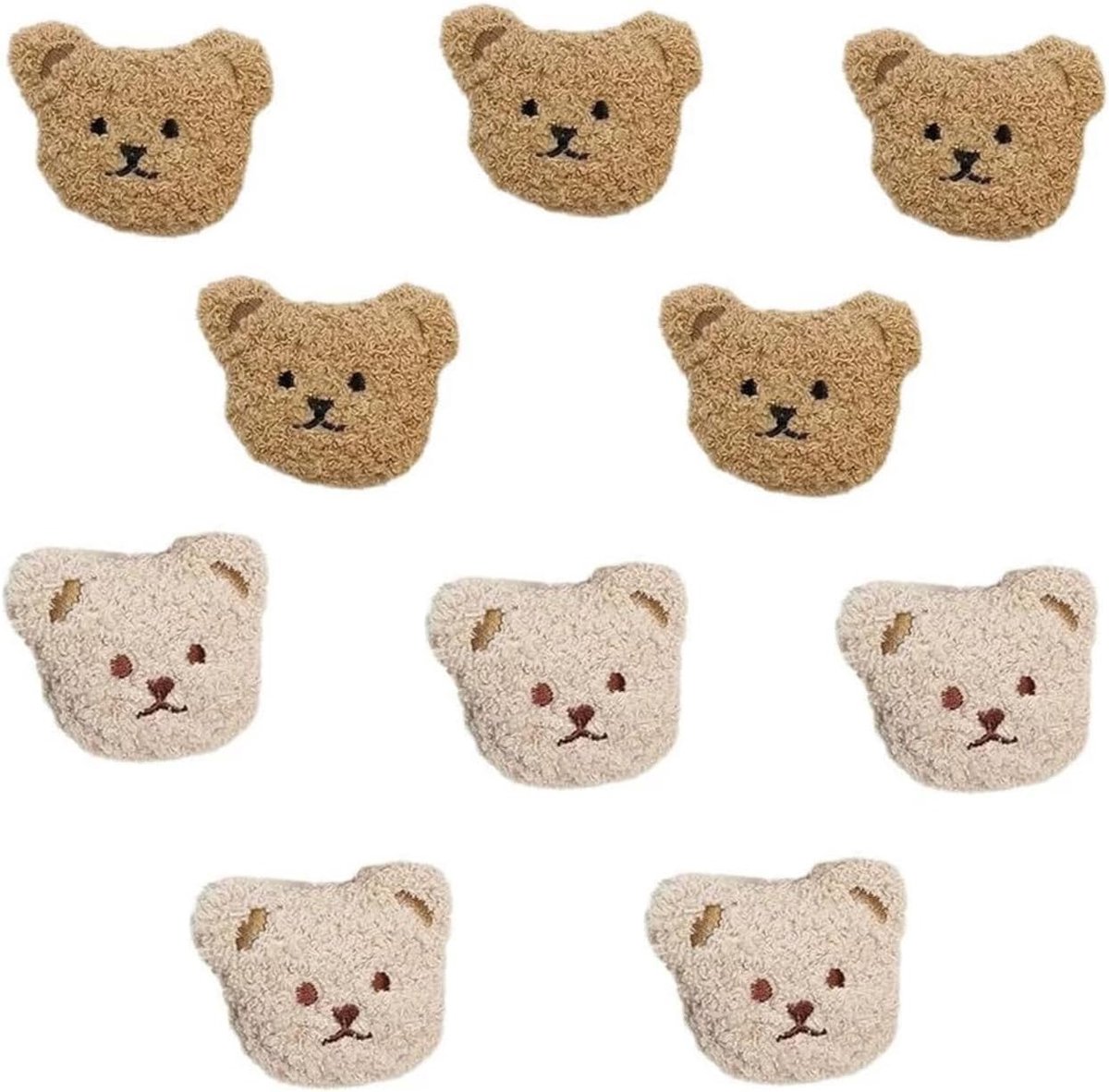 Koelkastmagneten, 10 stuks, pluche beer-magneten, koelkast, cartoon teddybeer-magneten, koelkast, voor whiteboard - ShopVlot
