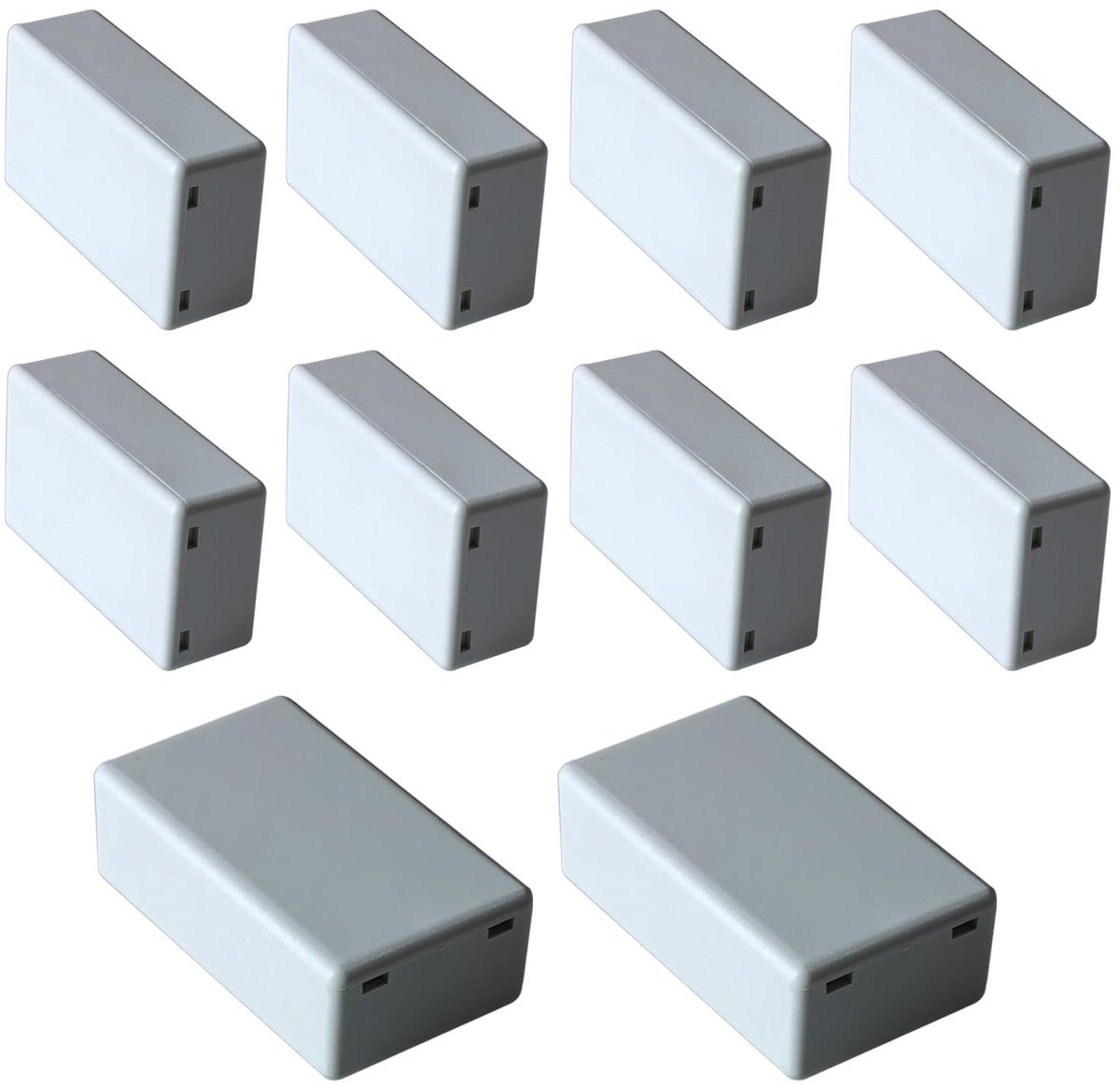 10 stuks elektronische behuizing kunststof, aansluitdoos ABS projectbox elektronische opbouwdoos behuizing voor kleine - ShopVlot