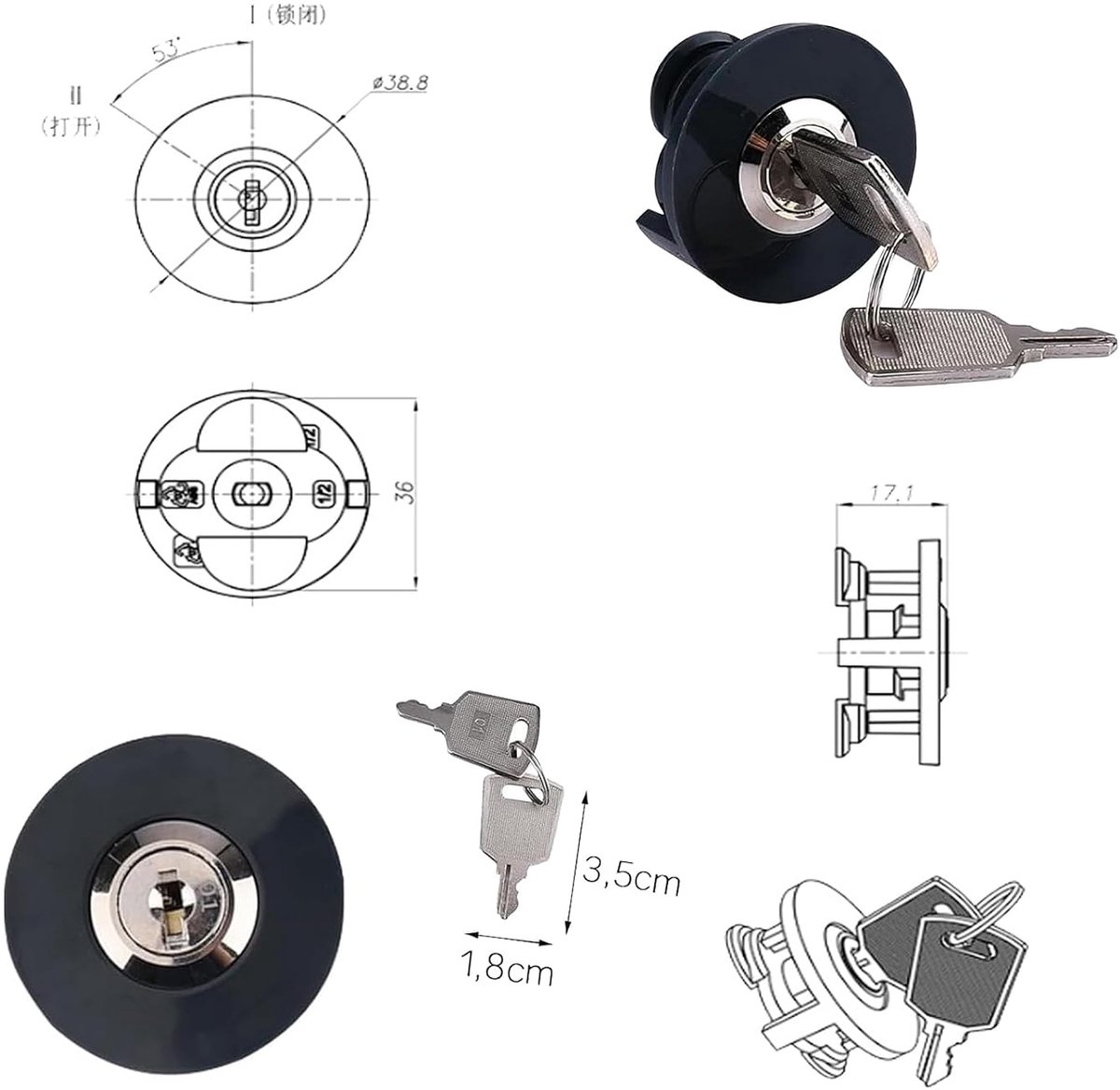 1 x socket lock, lockable socket, socket protection, child protection, socket protection, child protection, widely - ShopVlot