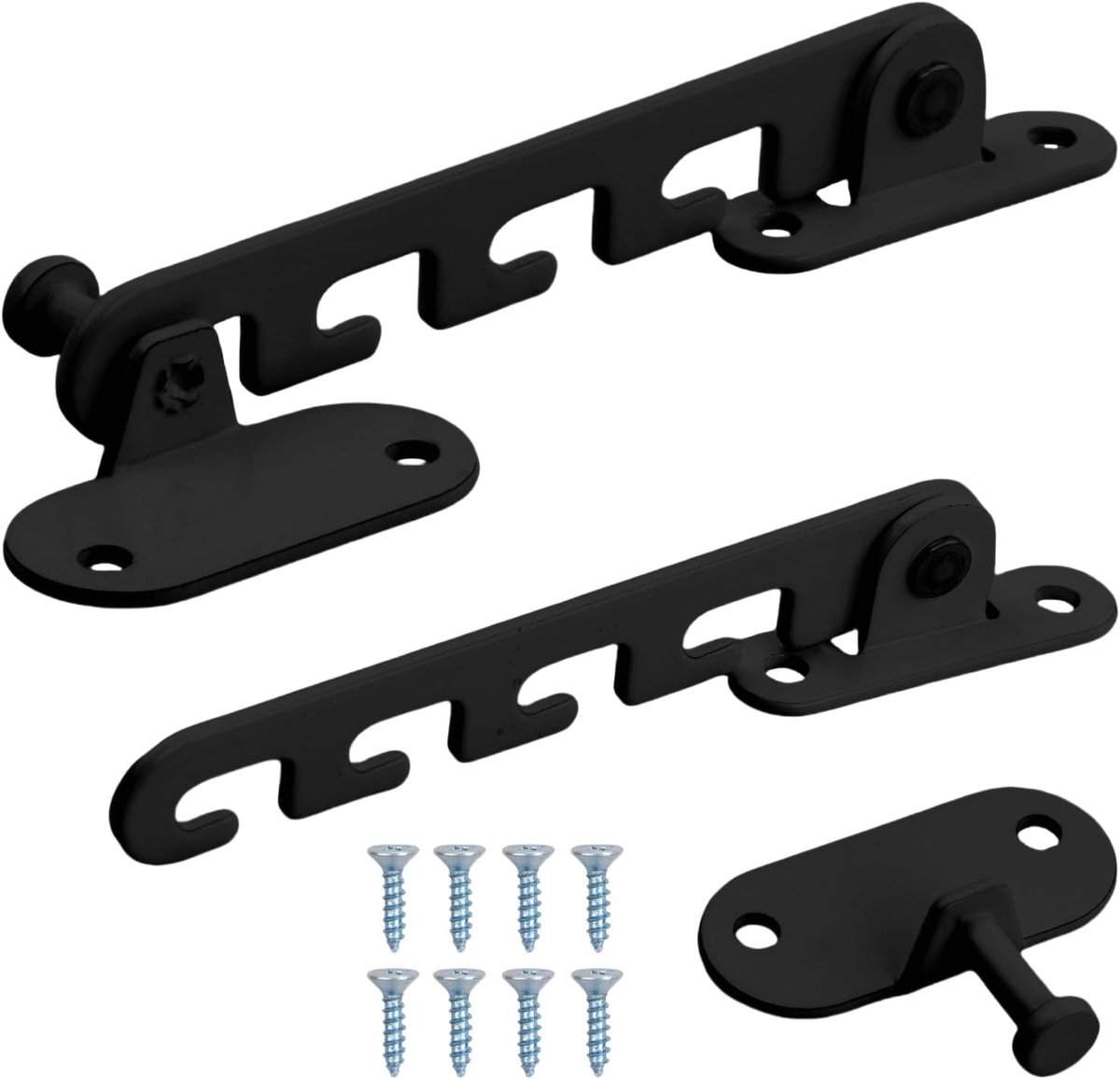 Raamstopper set van 2 10.5 cm - metalen uitvoering - verstelbare opening - voor optimale ventilatie - ShopVlot