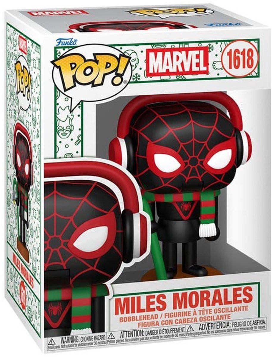 FUNKO POP MARVEL: HOLIDAY S6- MILES(NTKR)