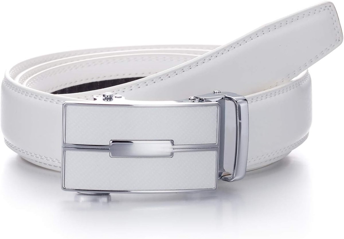 Heren ratchet automatische leren riem 3cm - zonder gaten - verstelbare maat - perfect voor dagelijks gebruik - ShopVlot