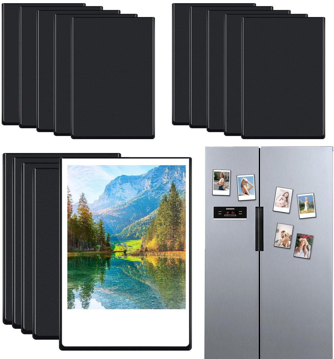Solidchoice - Set van 15 Mini Magnetische Fotolijsten voor Creatieve DIY Projecten