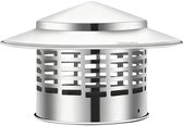 Solidchoice - Roestvrijstalen Schoorsteenafdekking 75 mm