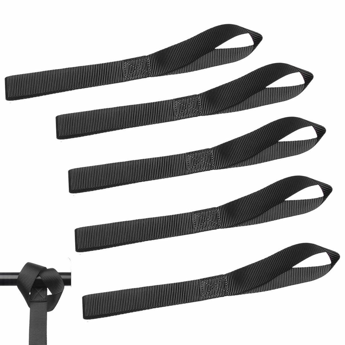 Solidchoice - Set van 5 Nylon Lashing Loops 20 cm voor Transport