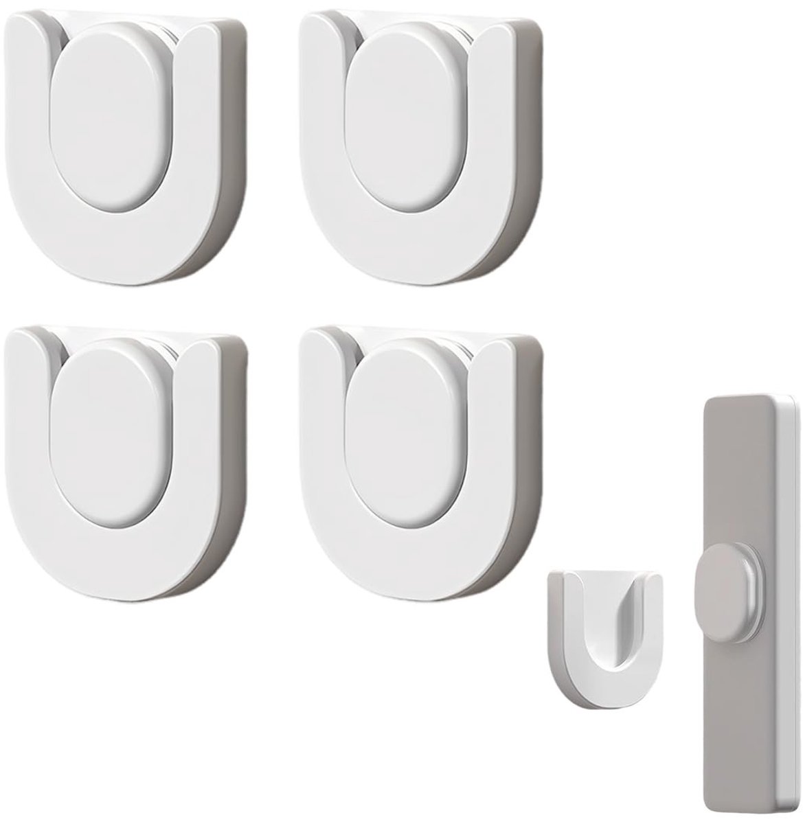 Solidchoice - Set van 4 Magnetische Wandmontage voor Afstandsbedieningen