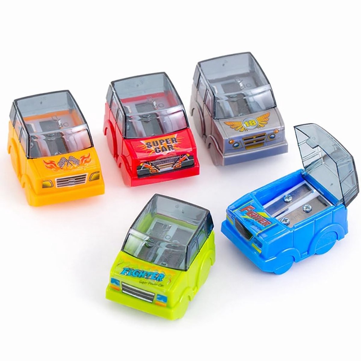 Solidchoice - Set van 5 Handmatige Puntenslijpers in Autovorm