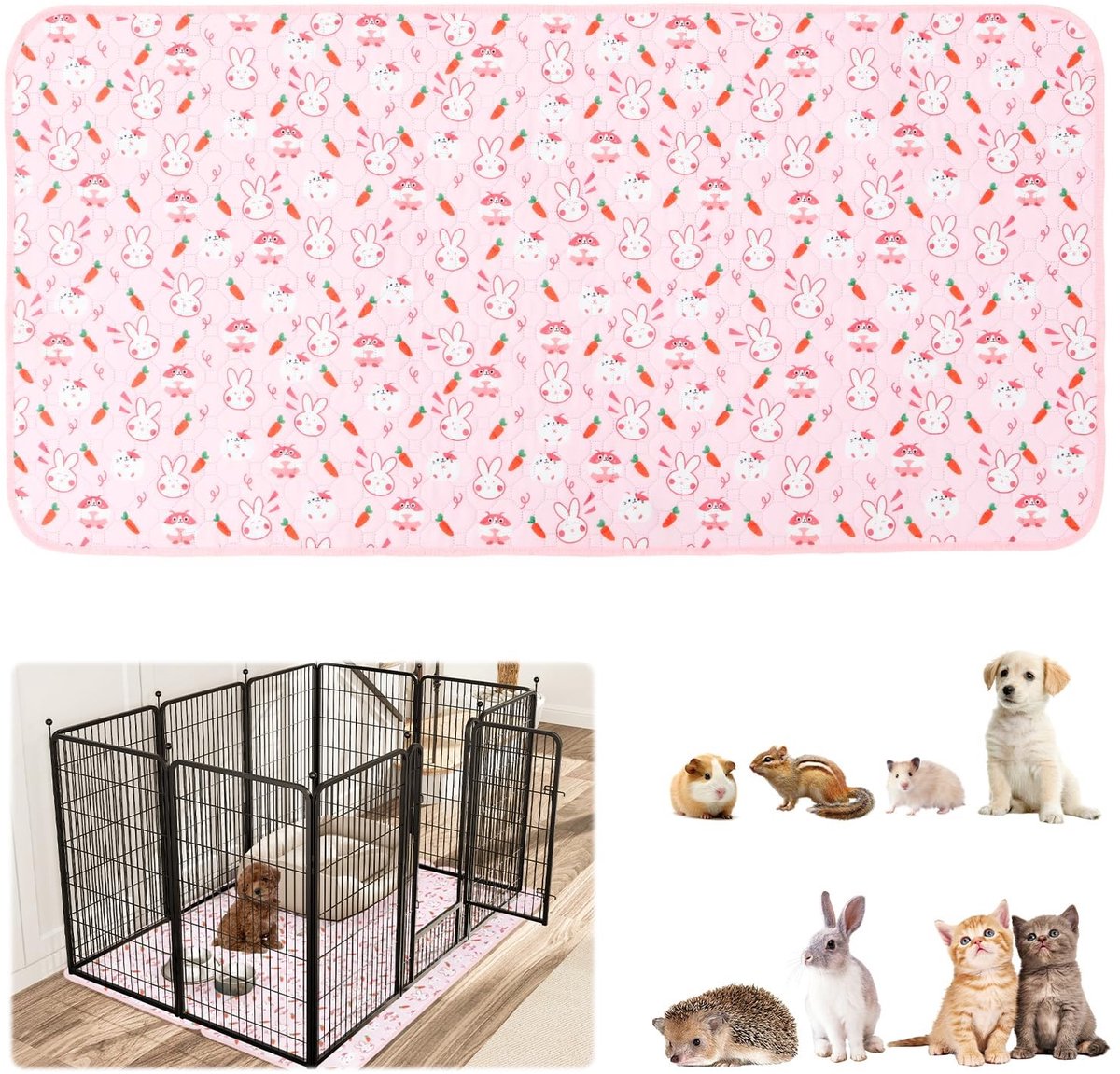 Solidchoice - Wasbare en Absorberende Onderlaag voor Cavia's