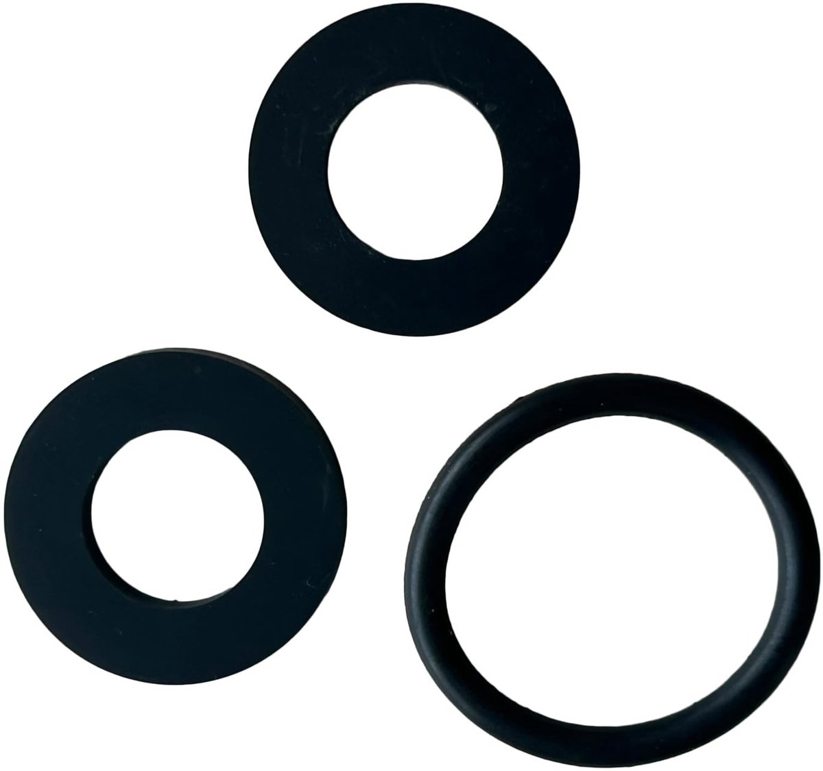 Solidchoice - Set van 3 Vervangende Rubber Pads en Siliconen Ringen voor Opblaasbaar Zwembad