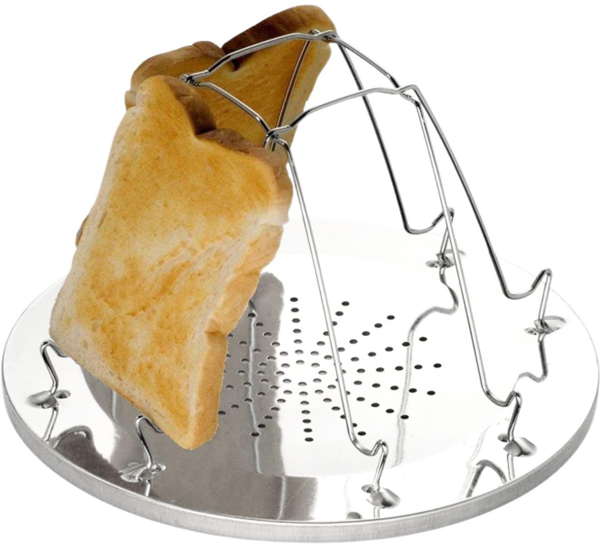 Solidchoice - Vouwbare Campingtoaster voor 4 Sneden