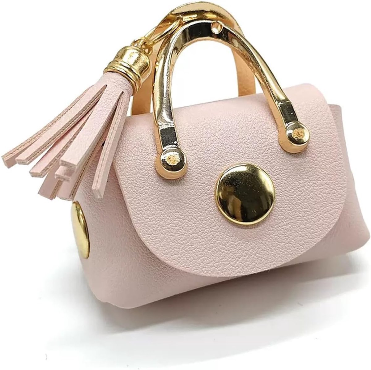 Mini tas voor vrouwen - multifunctionele leren sleutelhouder - elegant design - ideaal voor sleutels en lippenbalsem - ShopVlot
