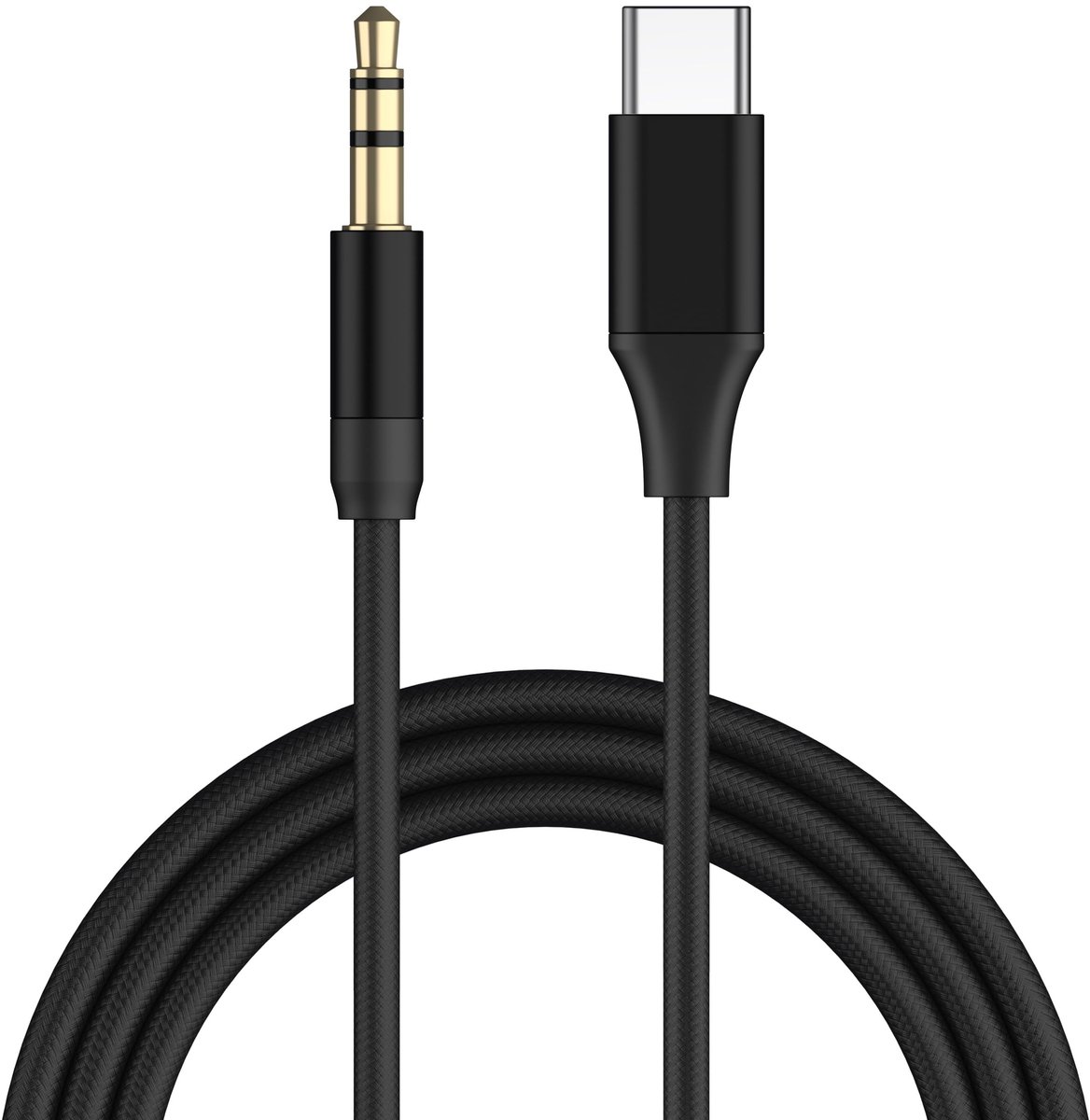 Solidchoice - USB C naar 3.5mm Audio AUX Kabel 1m
