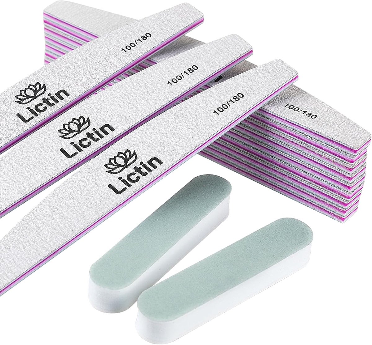 Nail Files Set 12pcs - Dubbelzijdige schuurvijlen - Professionele nageltools - Perfect voor nagelstyling - ShopVlot