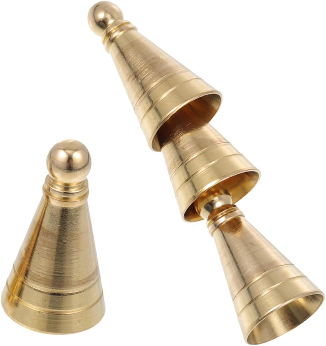 GANAZONO 4 stuks koperen wierookvormen voor zelfgemaakte wierookkegels, compact en tijdbesparend voor huishoudelijke - ShopVlot