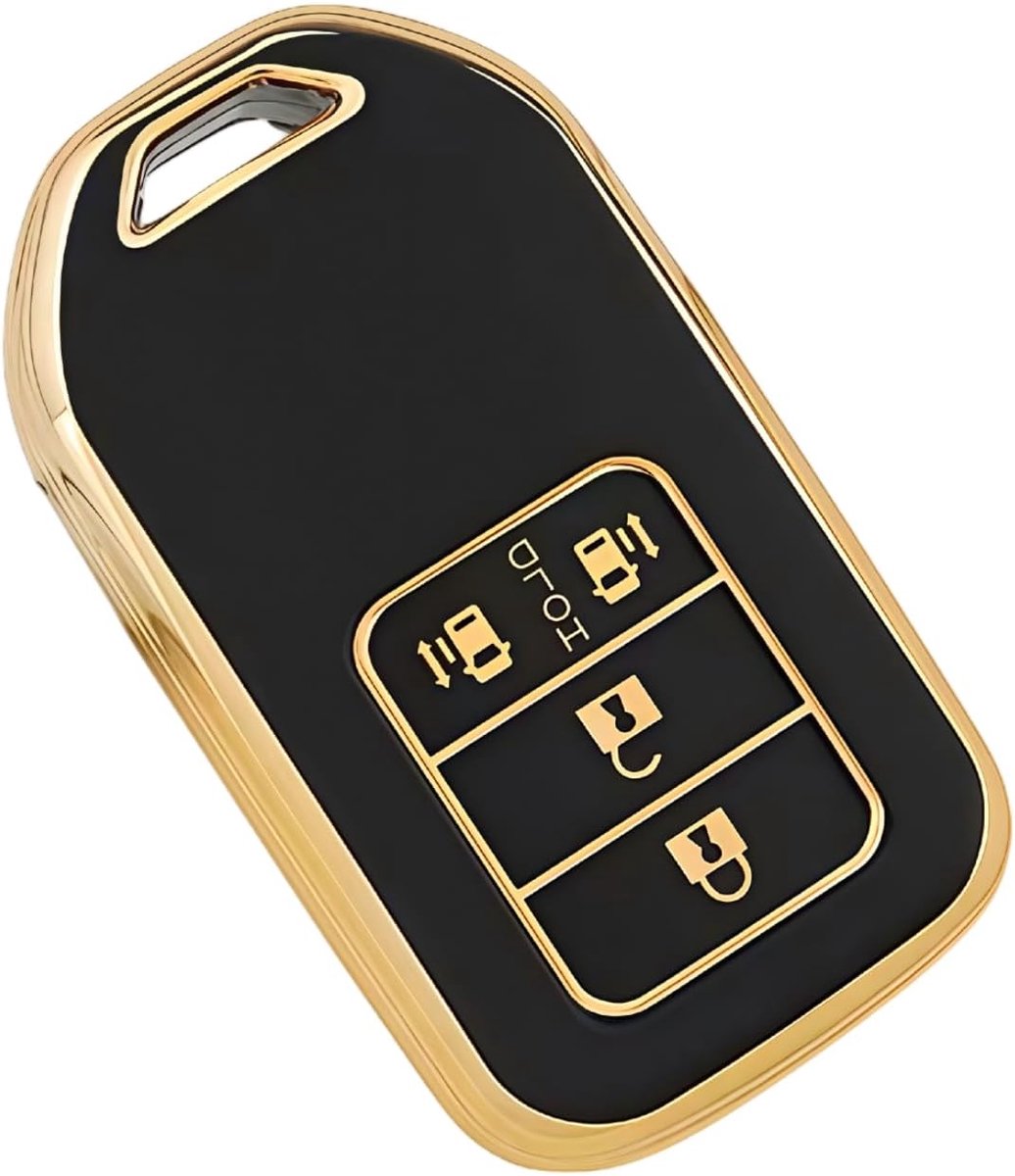 HOA12 Auto Key Cover (2, Zwart Goud) - ShopVlot