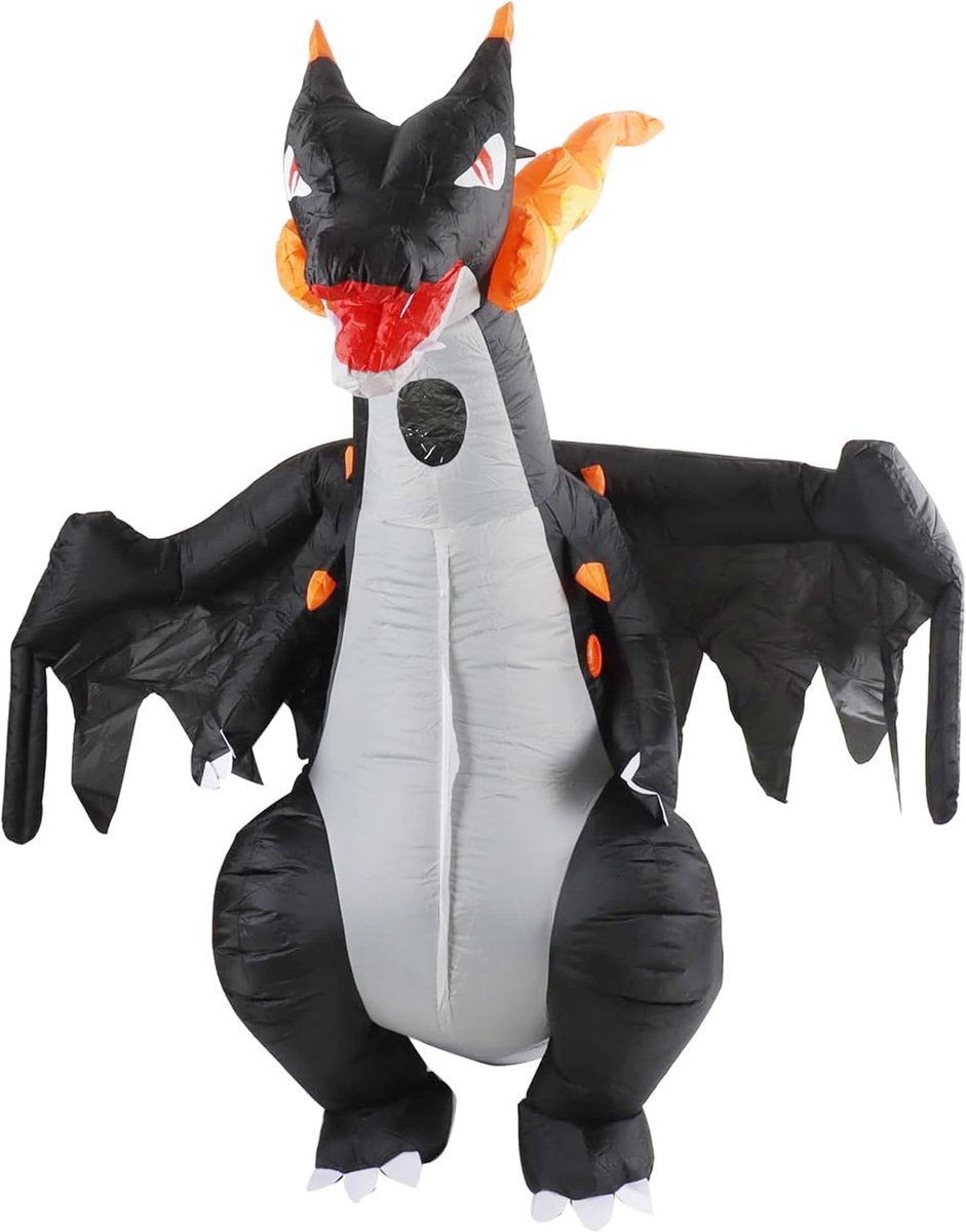 FXICH aufblasbares Dinosaurierkostüm für Erwachsene,aufblasbares Dinosaurierkostüm für Halloween,aufblasbares Kostüm - ShopVlot