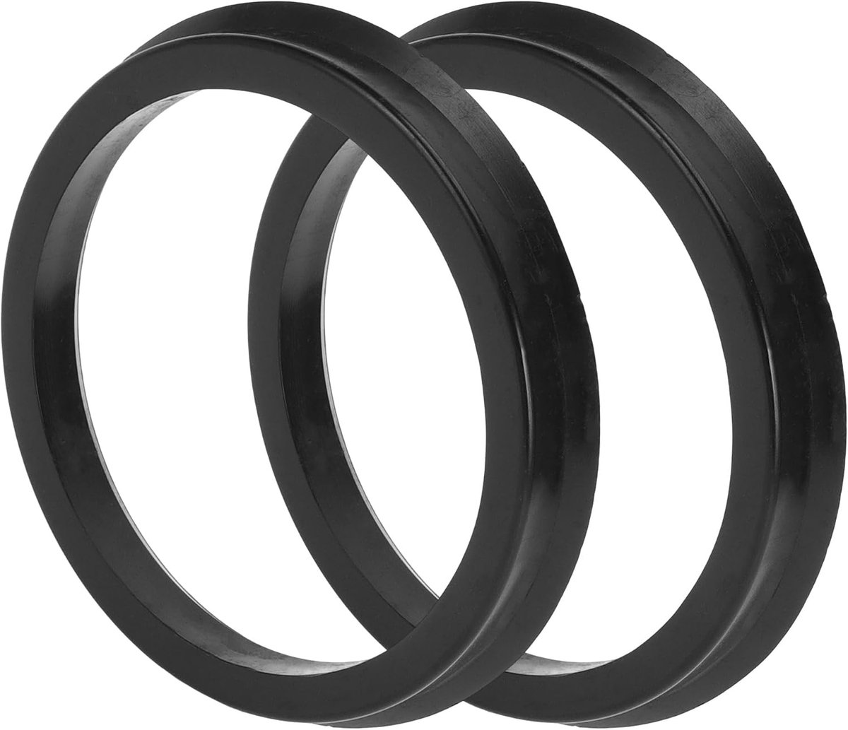 Auto Wiel Hub Centric Ringen Duurzame Wielen Middenas Schokabsorberende Hubrings Zwart 2 Stks OD 84.1mm tot ID 71.6mm - ShopVlot