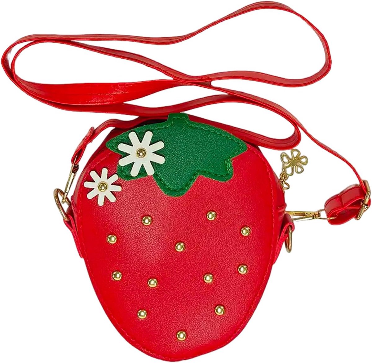 1 Piece Strawberry Style Bag, Cute Creative Bag, Kids Shoulder Bag, Funny Shoulder Bag, Clothing Accessories for - ShopVlot