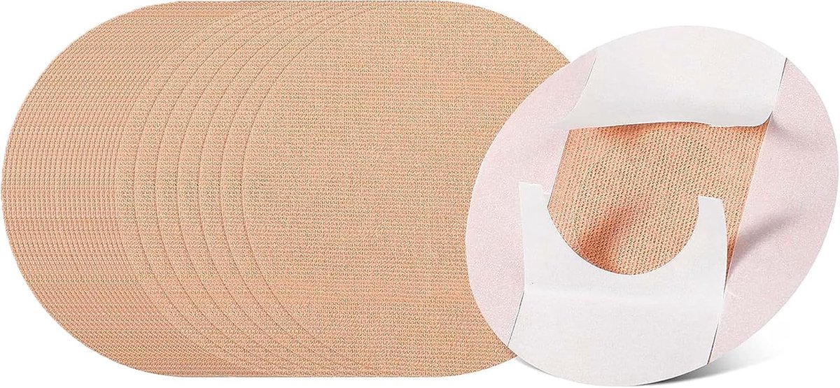 60 stuks sensorafdekkingen voor Freestyle Libre, 7,5 cm glucose-monitor-beschermpatches, geen lijm in het midden, één - ShopVlot