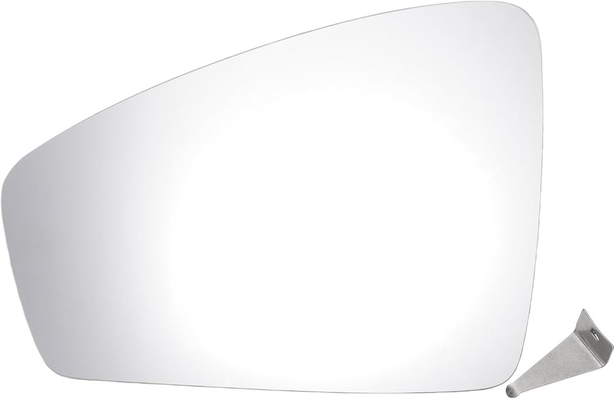 Car Rearview Left Side Mirror Glass Replacement With Back Plate Convex Heated White Glass For Volkswagen Tiguan - ShopVlot