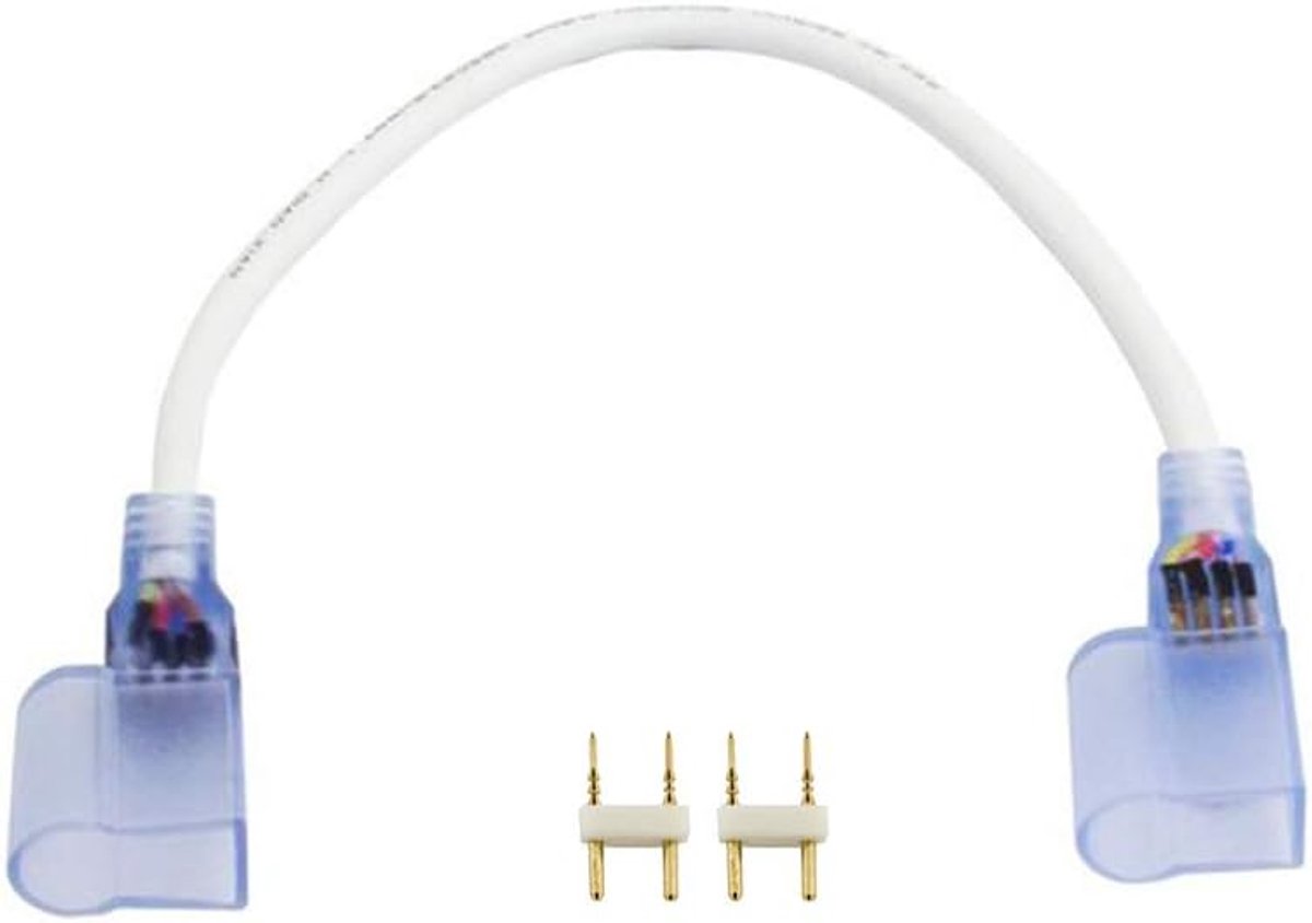 LED Neon Single-Color Connector, 2-Core, Solder Free, 1 Meter - ShopVlot