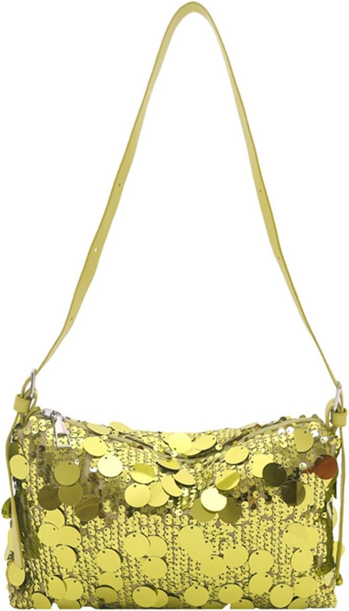 Women's Sequin Clutch Glitter Evening Bag Glitter Bags Sequin Shoulder Bag for Wedding Party Travel - ShopVlot