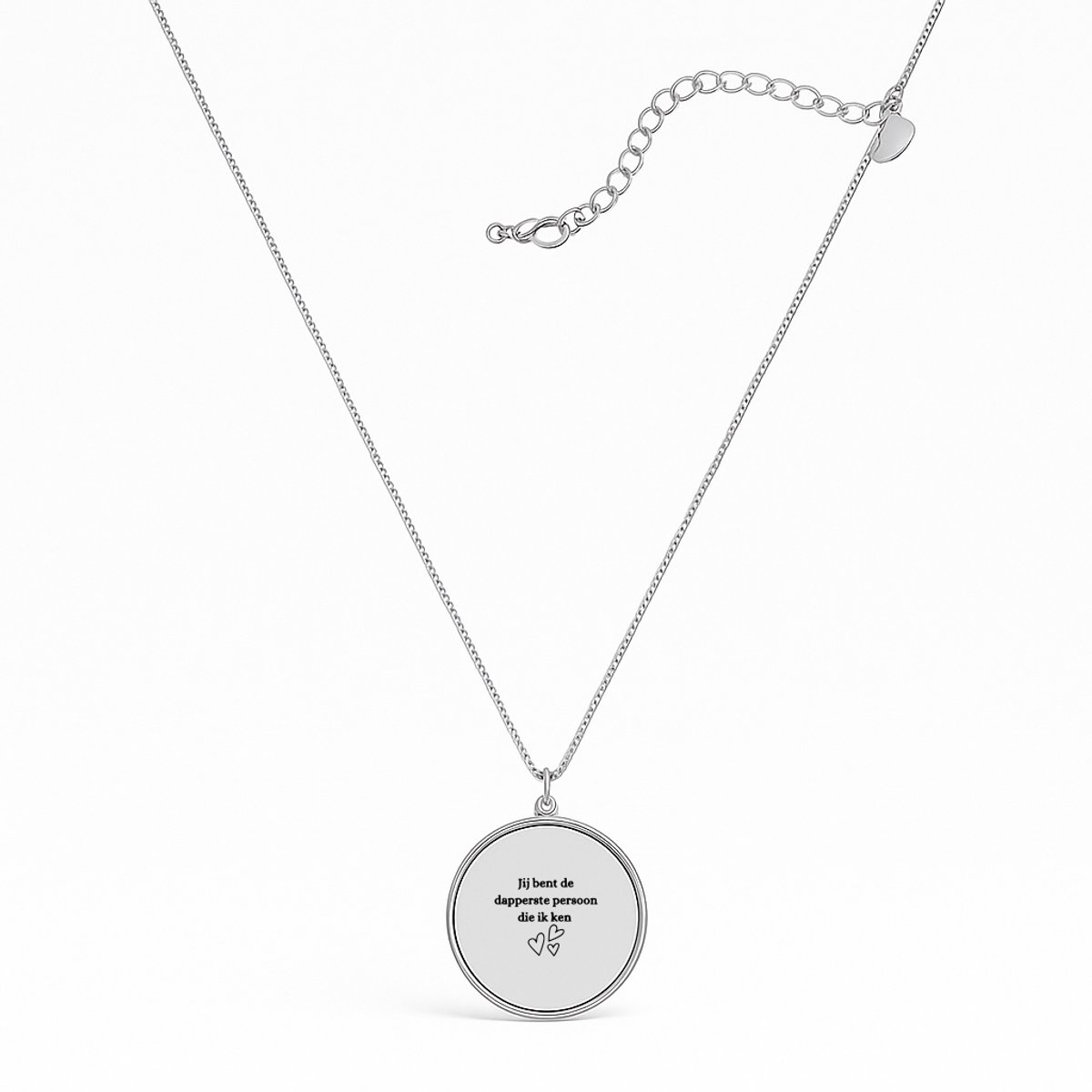 Jij bent de dapperste persoon die ik ken ketting - ketting met hanger - Familie - Vrienden - Cadeau - ketting dames - ketting heren