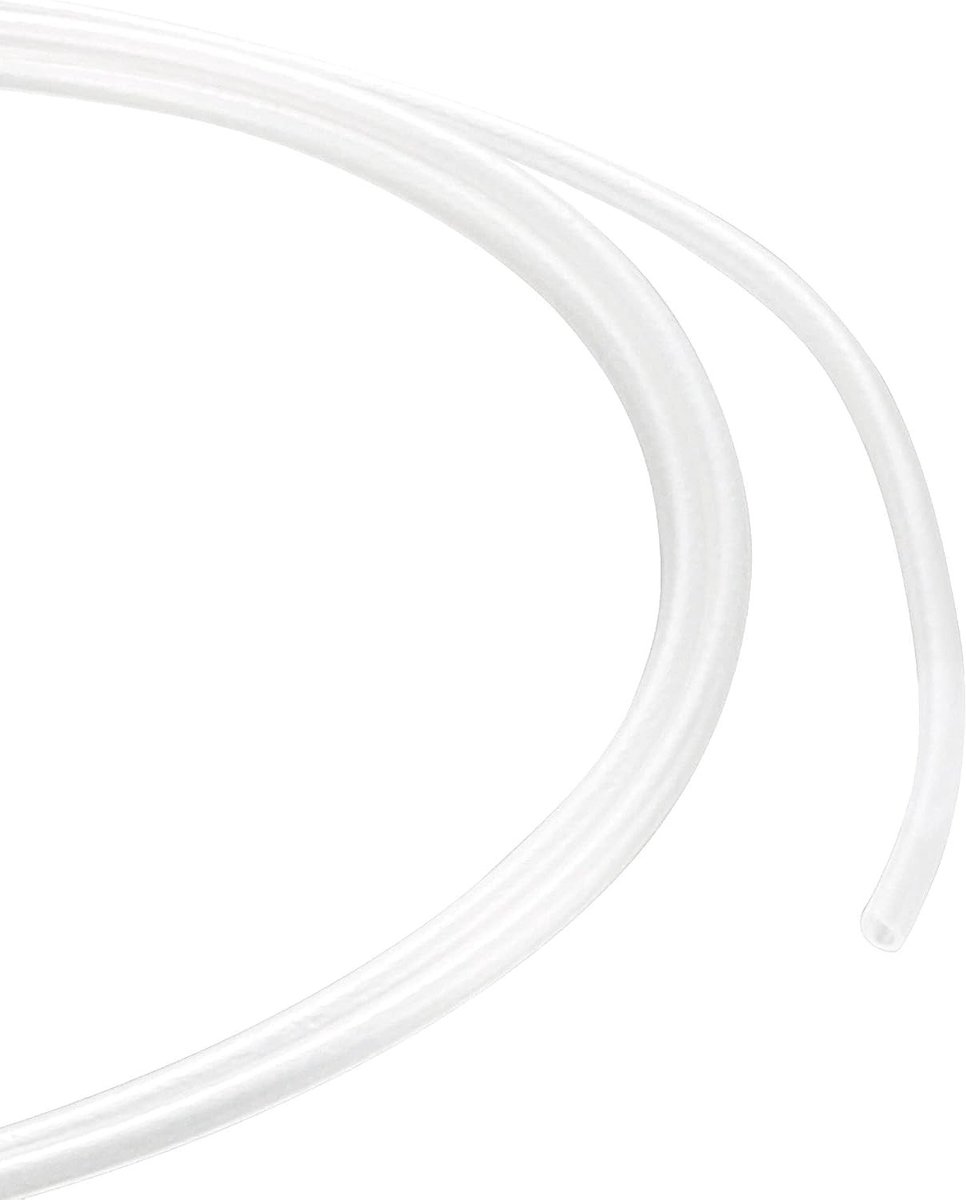 Flexibele PVC Slang 1.0mm ID 1.6mm OD - Lichtgewicht Plastic Buizen voor Water en Olie - 2 Meter Lang